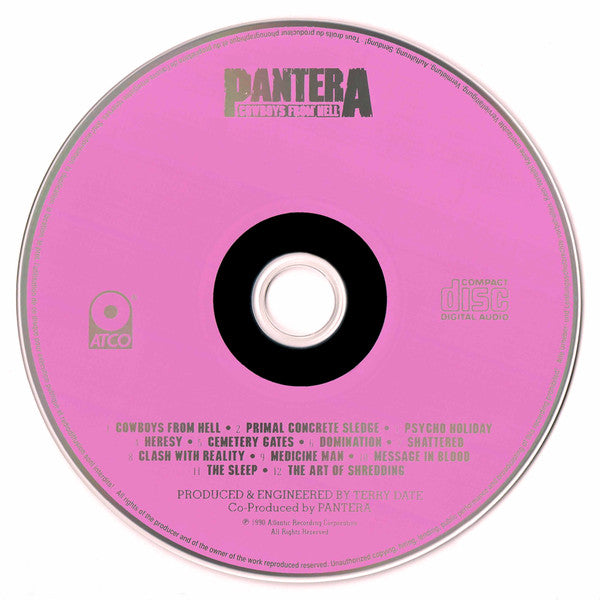 Pantera : Cowboys From Hell (CD, Album, RE)