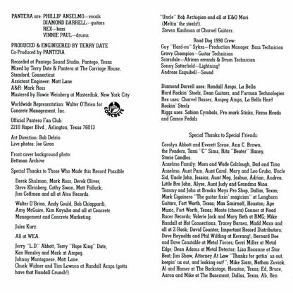 Pantera : Cowboys From Hell (CD, Album, RE)