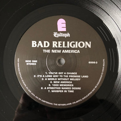 Bad Religion : The New America (LP, Album, M/Print, RE)