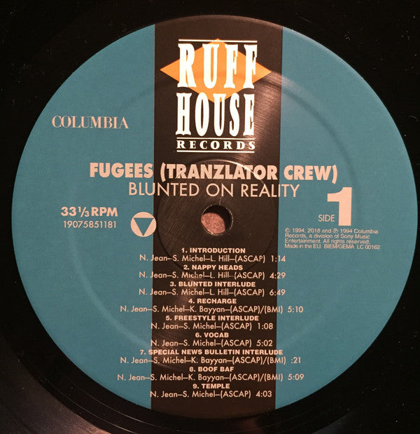 Fugees Tranzlator Crew* : Blunted On Reality (LP, Album, RE)