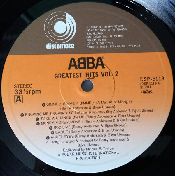 ABBA : Greatest Hits Vol. 2 (LP, Comp, Gat)