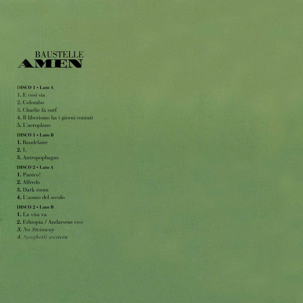 Baustelle : Amen (2xLP, Album, Ltd, Num, Yel)