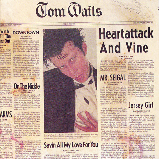 Tom Waits : Heartattack And Vine (LP, Album, RE, RM, 180)