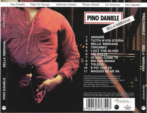Pino Daniele : Bella 'Mbriana (CD, Album, RE, RM)