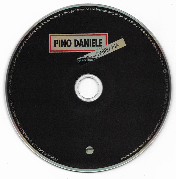 Pino Daniele : Bella 'Mbriana (CD, Album, RE, RM)