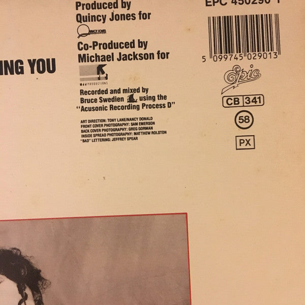 Michael Jackson : Bad (LP, Album, Gat)