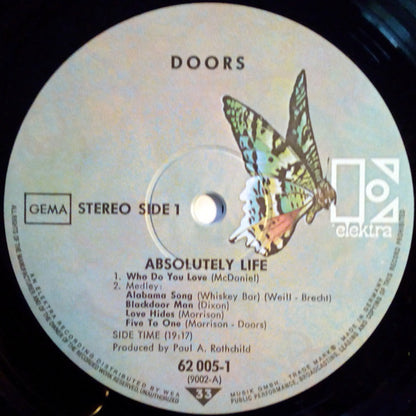 The Doors : Absolutely Live (2xLP, Album, M/Print, RE)