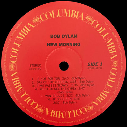 Bob Dylan : New Morning (LP, Album, RE)