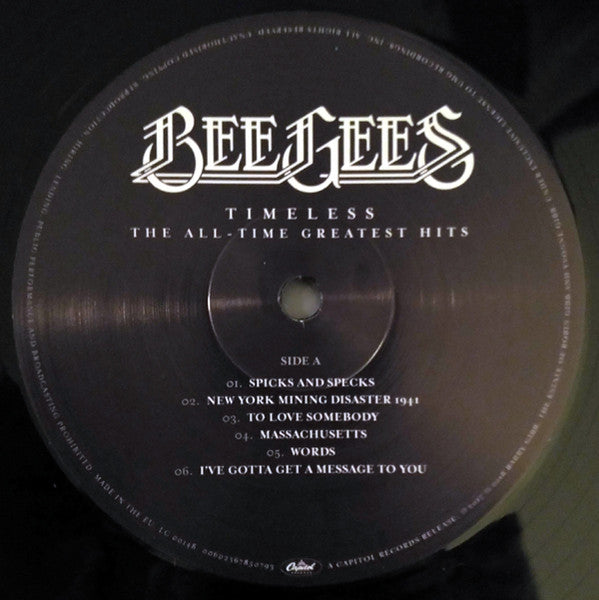 Bee Gees : Timeless (The All-Time Greatest Hits) (2xLP, Comp, RE, 180)