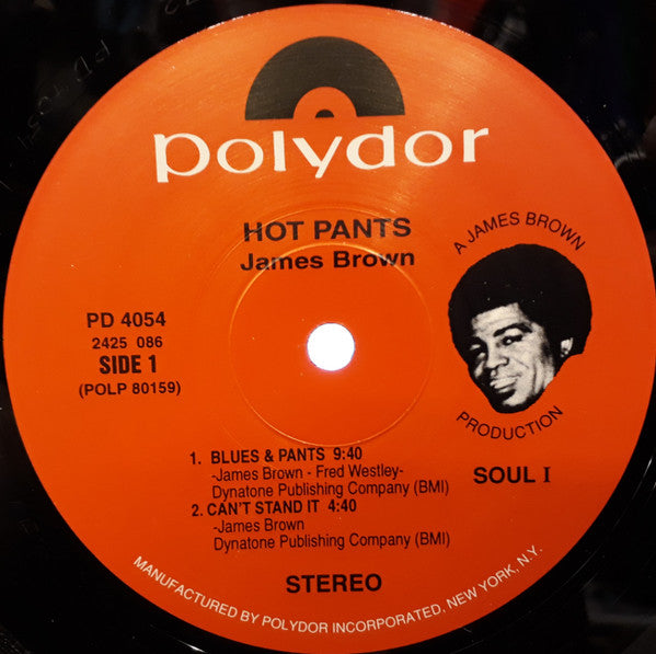 James Brown : Hot Pants (LP, Album, RE)