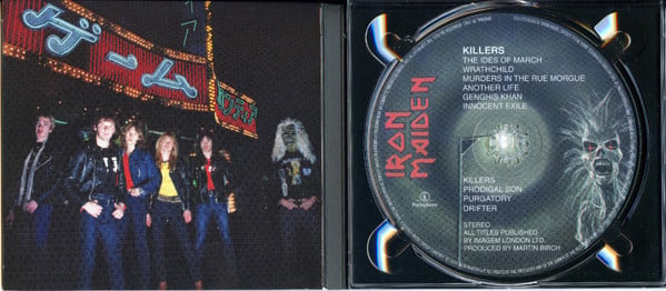 Iron Maiden : Killers (CD, Album, RE, RM, Dig)