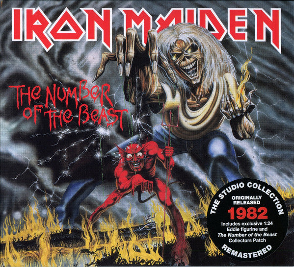 Iron Maiden : The Number Of The Beast (CD, Album, RE, RM, Dig)