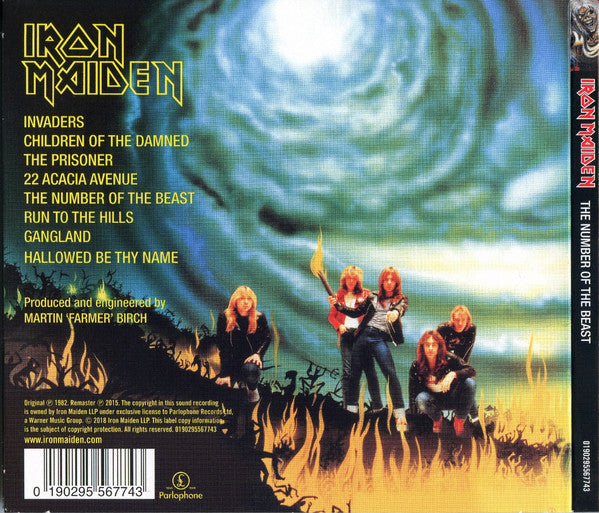 Iron Maiden : The Number Of The Beast (CD, Album, RE, RM, Dig)