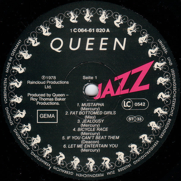 Queen : Jazz (LP, Album, Gat)