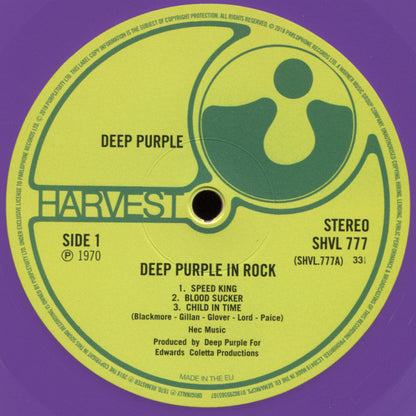 Deep Purple : In Rock (LP, Album, Ltd, RE, RM, Pur)