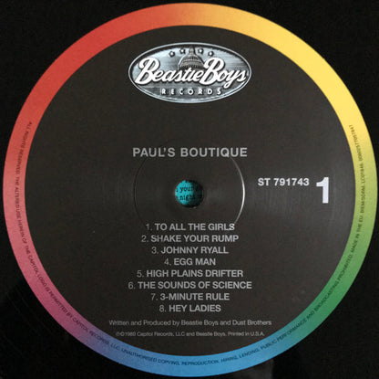 Beastie Boys : Paul's Boutique (LP, Album, RE, RM, RP, 180)
