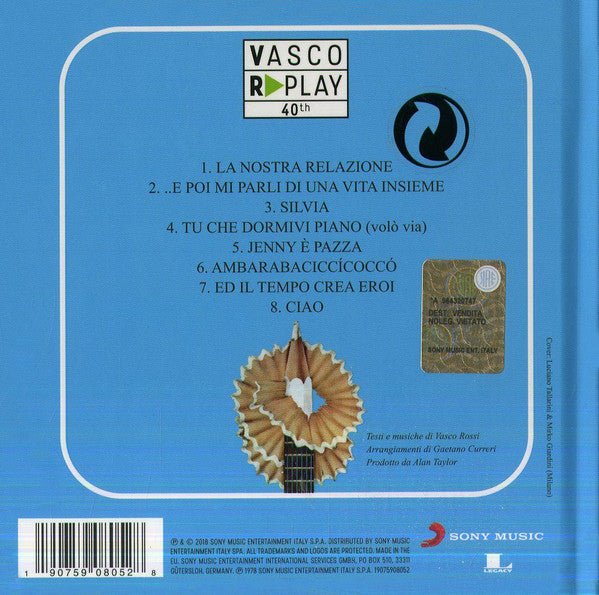 Vasco Rossi : ...Ma Cosa Vuoi Che Sia Una Canzone... (CD, Album, RE, RM)
