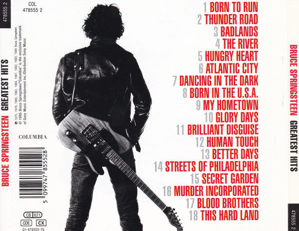 Bruce Springsteen : Greatest Hits (CD, Comp, RE)