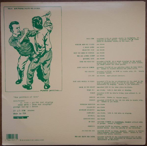 Minutemen : The Politics Of Time (LP, Album, RE)