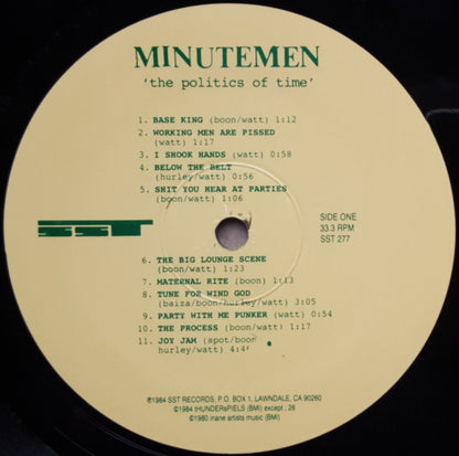 Minutemen : The Politics Of Time (LP, Album, RE)