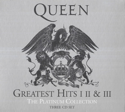 Queen : Greatest Hits I II & III (The Platinum Collection) (CD, Comp, RM + CD, Comp, RM + CD, Comp, RM + Box, )
