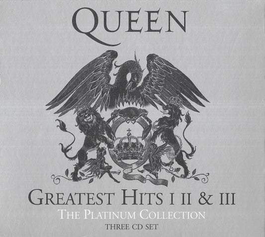 Queen : Greatest Hits I II & III (The Platinum Collection) (CD, Comp, RM + CD, Comp, RM + CD, Comp, RM + Box, )