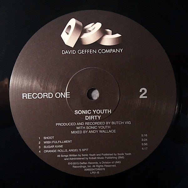 Sonic Youth : Dirty (2xLP, Album, RE, RM, 180)