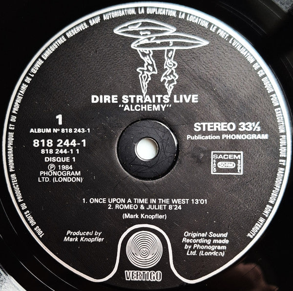 Dire Straits : Alchemy - Dire Straits Live (2xLP, Album, RE, Gat)