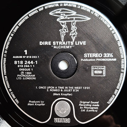 Dire Straits : Alchemy - Dire Straits Live (2xLP, Album, RE, Gat)