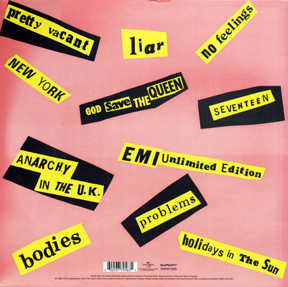 Sex Pistols : Never Mind The Bollocks Here's The Sex Pistols (LP, Album, RE, RP, 180)