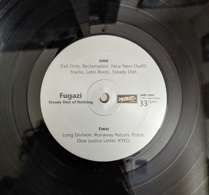 Fugazi : Steady Diet Of Nothing (LP, Album, RE, RM, RP)