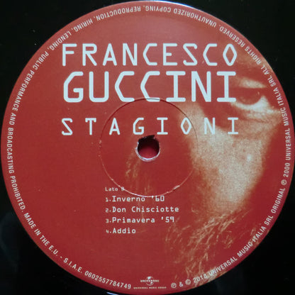 Francesco Guccini : Stagioni (LP, Album, RP)