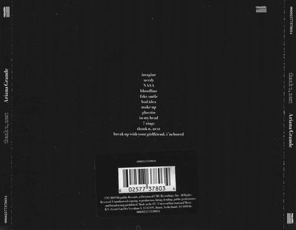 Ariana Grande : Thank U, Next (CD, Album, Exp)