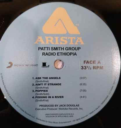 Patti Smith Group : Radio Ethiopia (LP, Album, RE)