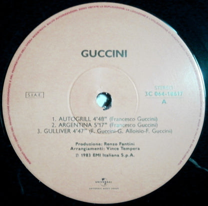 Francesco Guccini : Guccini (LP, Album, RE)