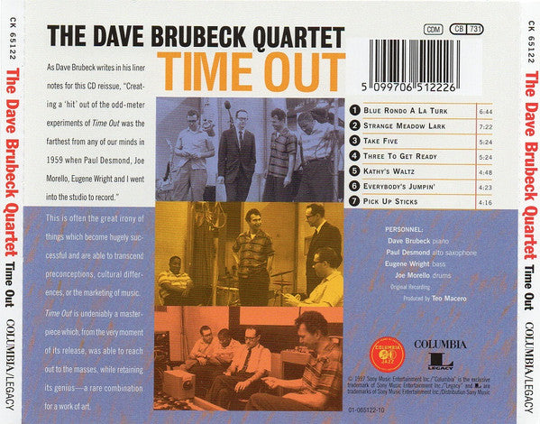 The Dave Brubeck Quartet : Time Out (HDCD, Album, RE, RM)
