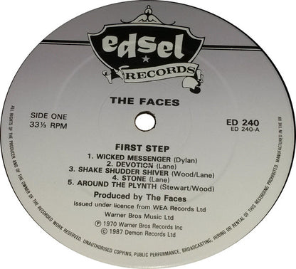 Faces (3) : First Step (LP, Album, RE)