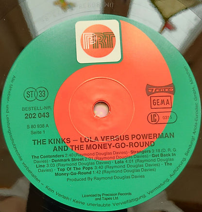 The Kinks : Lola Versus Powerman And The Moneygoround Part One (LP, Album, RE)