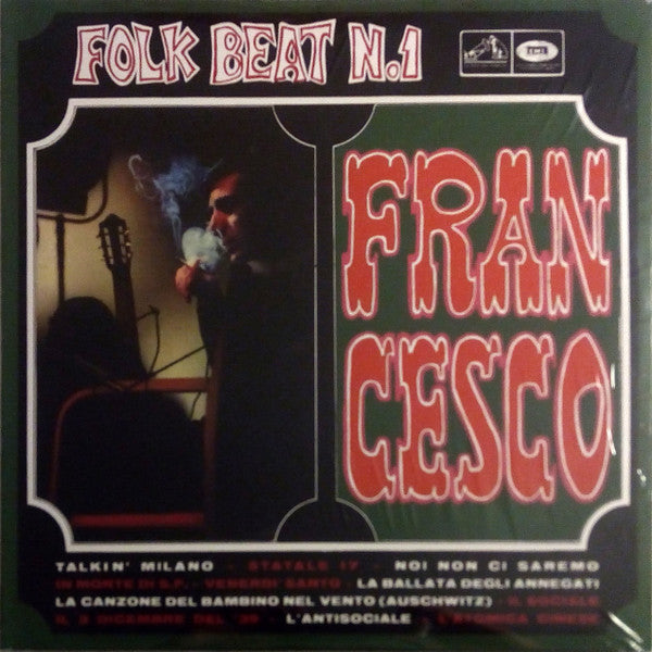 Francesco Guccini : Folk Beat N.1 (LP, Album, RE)