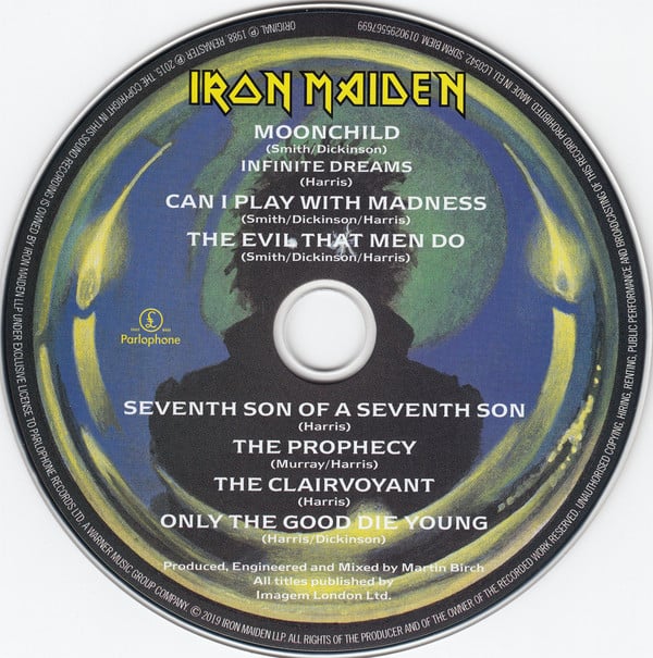 Iron Maiden : Seventh Son Of A Seventh Son (CD, Album, RE, RM, Dig)