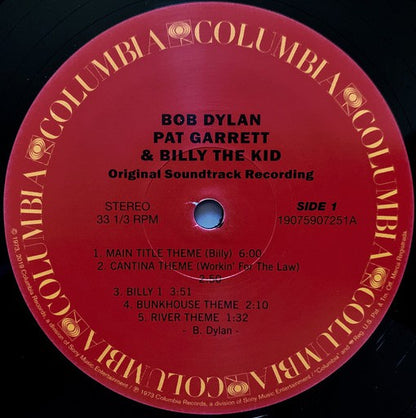 Bob Dylan : Pat Garrett & Billy The Kid - Original Soundtrack Recording (LP, Album, RE)