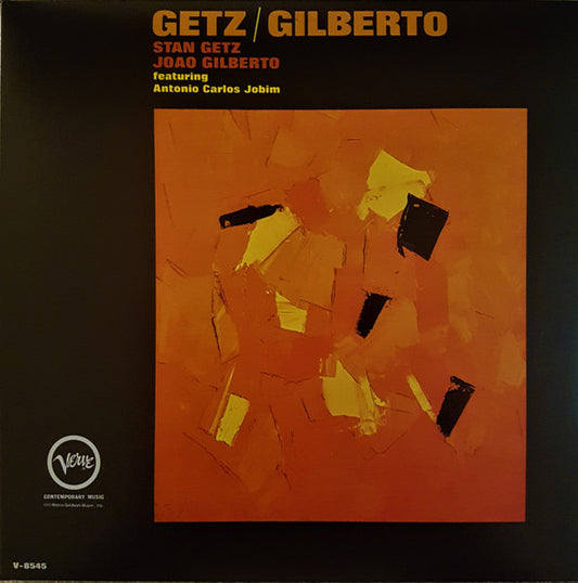 Stan Getz, João Gilberto Featuring Antonio Carlos Jobim : Getz / Gilberto (LP, Album, RE, Gat)