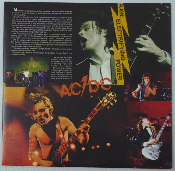 AC/DC : Powerage (LP, Album, RE, RM, 180)