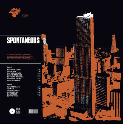 Alessandro Alessandroni : Spontaneous (LP, Ltd, RE, RM)