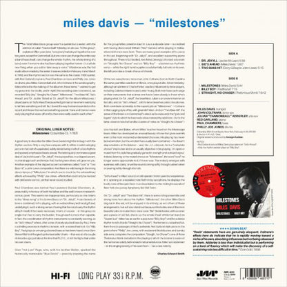 Miles Davis : Milestones (LP, Album, Ltd, RE, RM, 180)