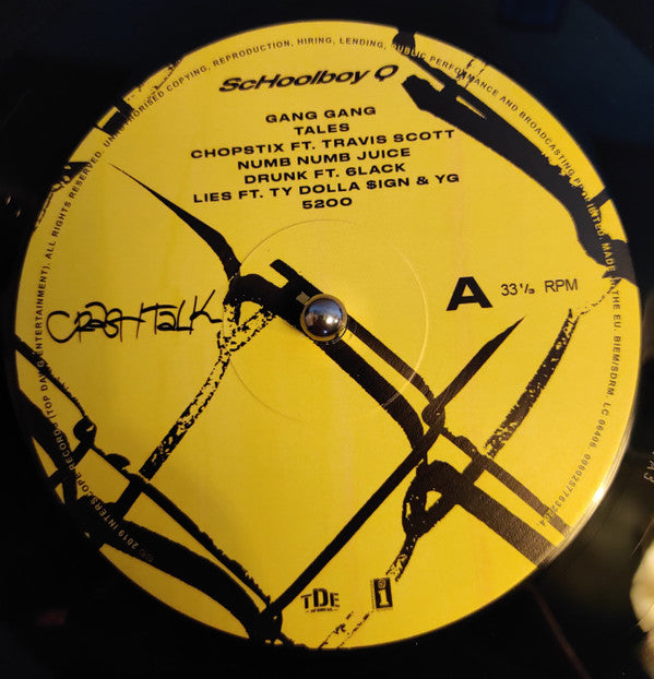 Schoolboy Q : Crash Talk (LP, Album)