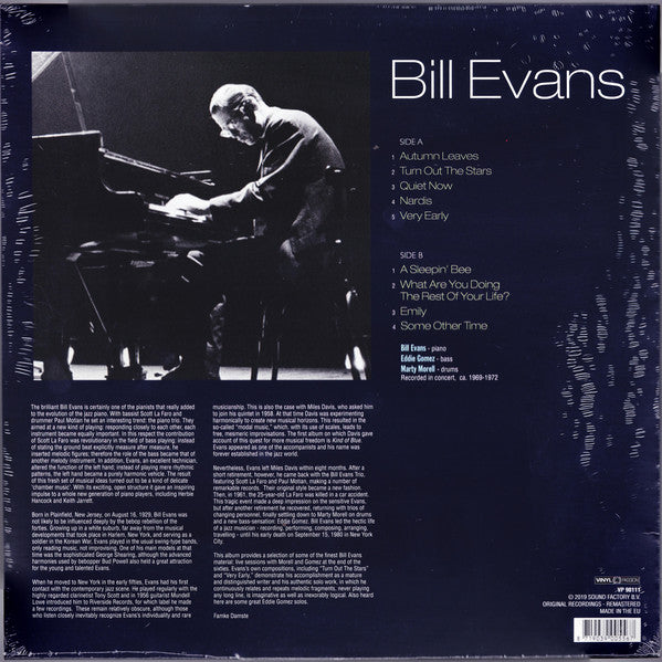 Bill Evans : In Concert - Autumn Leaves (LP, Comp, RM)