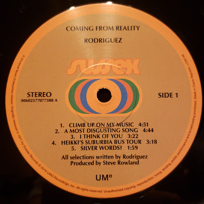 Sixto Rodriguez : Coming From Reality (LP, Album, RE, RM)