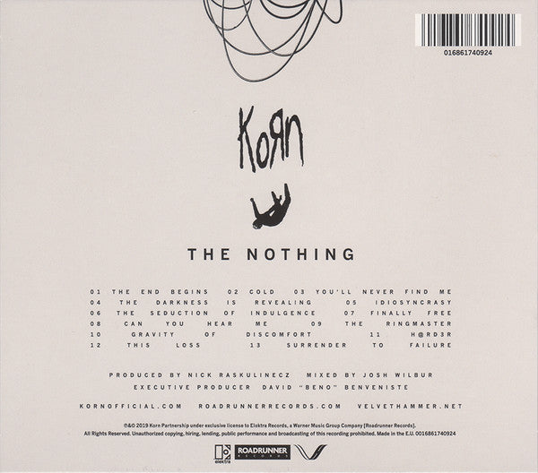 Korn : The Nothing (CD, Album, O-C)