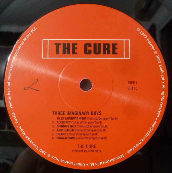 The Cure : Three Imaginary Boys (LP, Album, RE, 180)